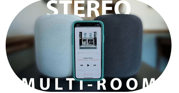 connect two bluetooth speakers simultaneously via homepod stereo pair