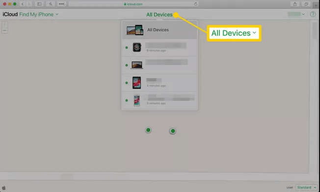 All Devices on iCloud