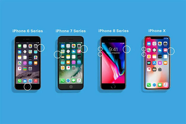 force restart an iPhone
