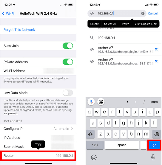 how to see wifi password on iphone warning