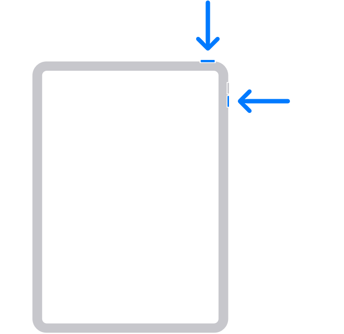 ipad face id force restart