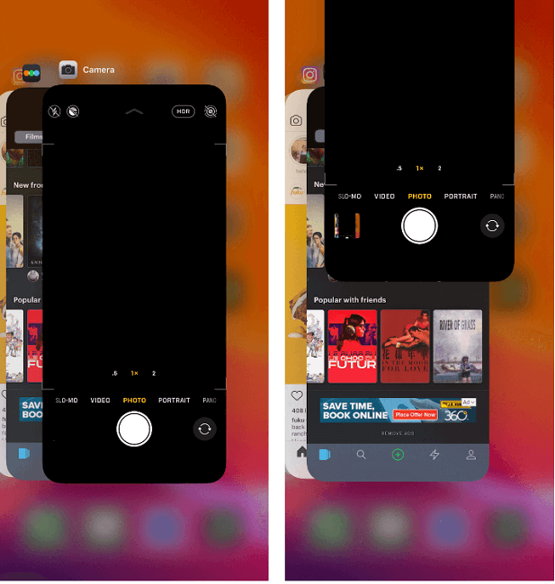 IPhone Camera Not Working via Closing Camera App