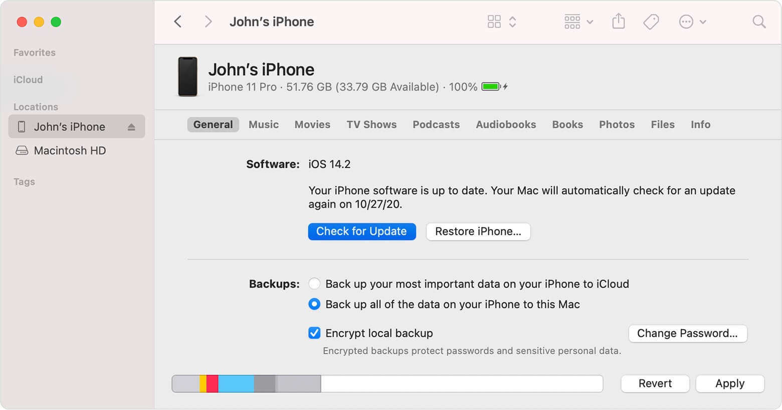 Update iPhone with iTunes