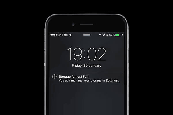 iphone keep restarting reason insufficient storage