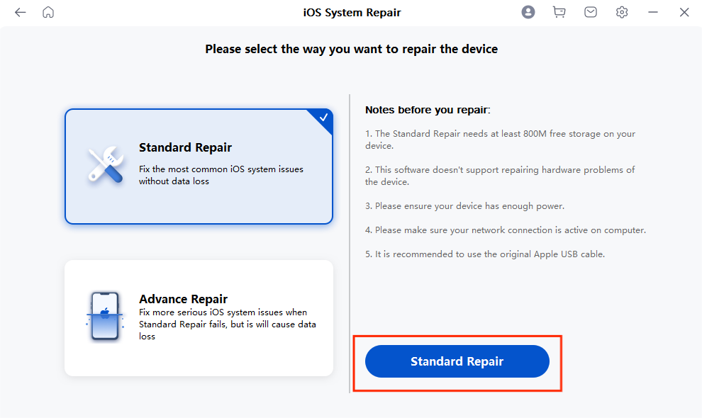 Mobitrix Perfix Standard Repair