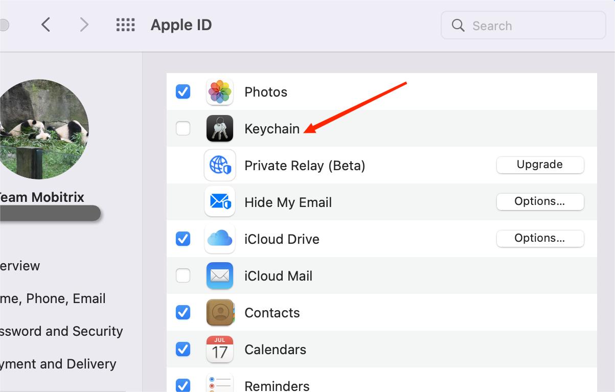 see wifi password using icloud keychain on mac