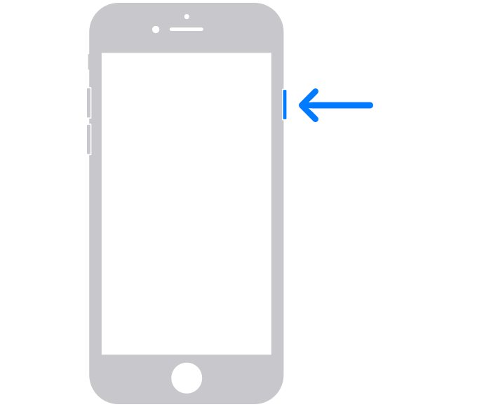soft reset your iPhone 6,7,8 and SE(2nd and 3rd) via buttons