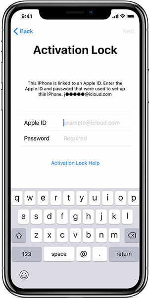 Turn Off Activation Lock