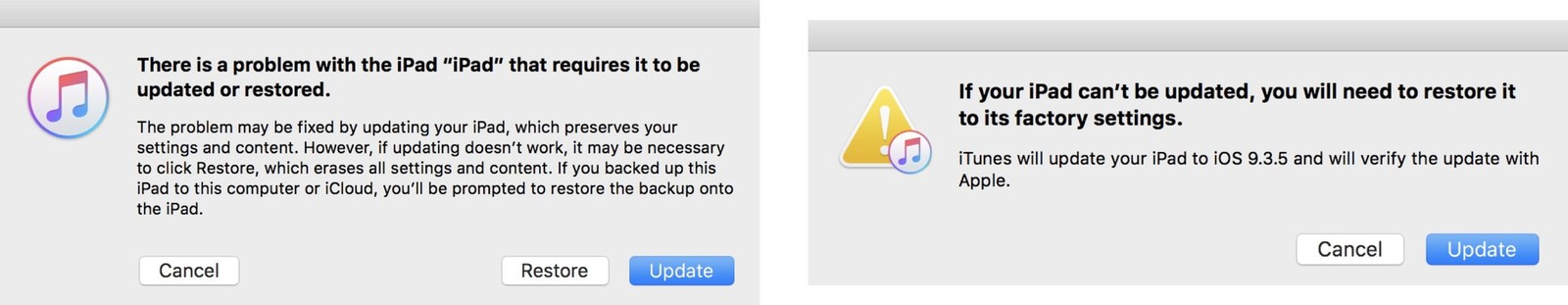 Update or restore your iPhone