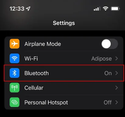 Activate Bluetooth on Your iPhone