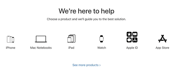 Contact Apple support