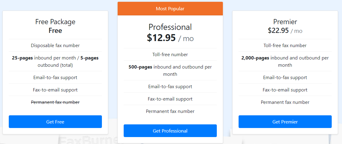 FaxBurner Price