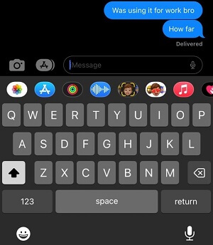 iMessage Conversation