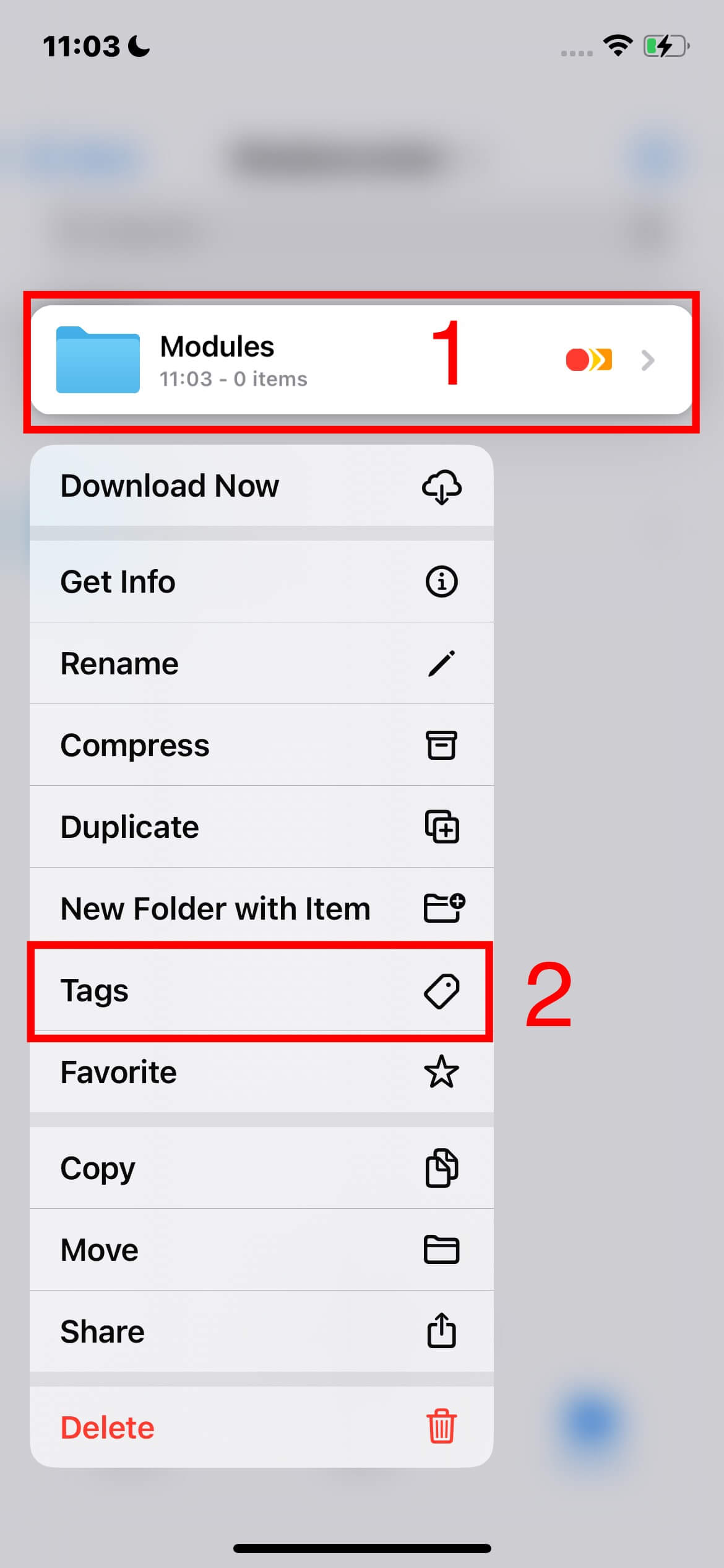 Iphone Files App Edit File Tags