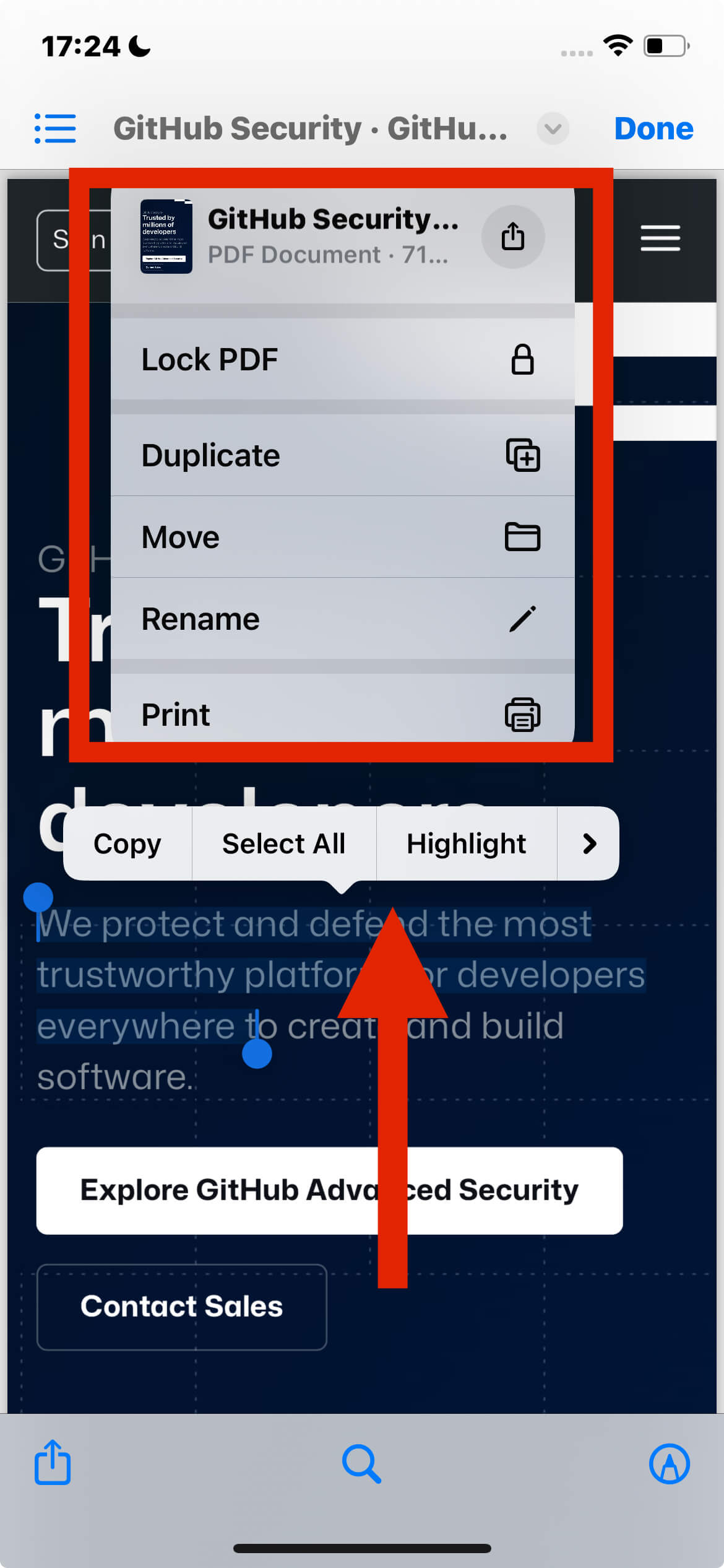 Iphone Files App File Editing Option