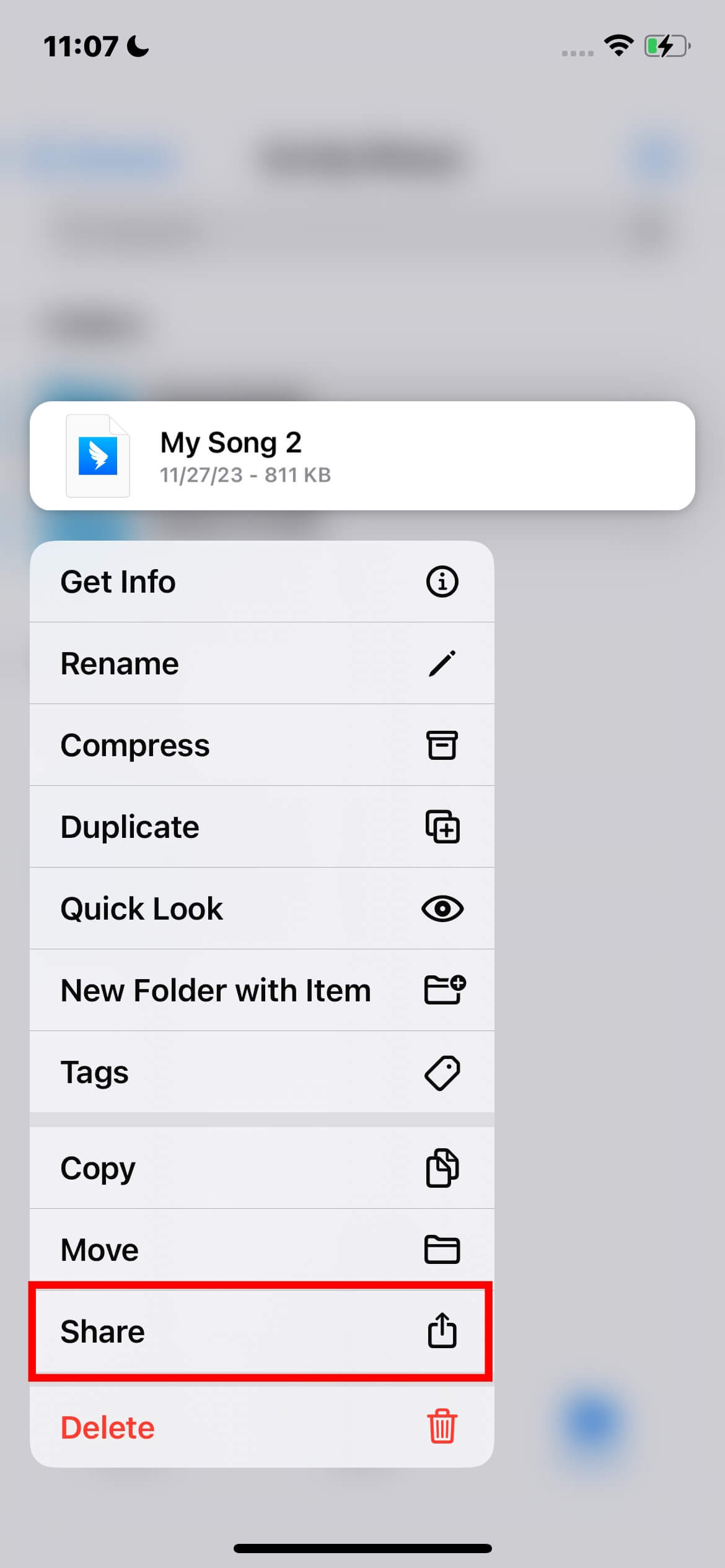 Iphone Files App Share Files