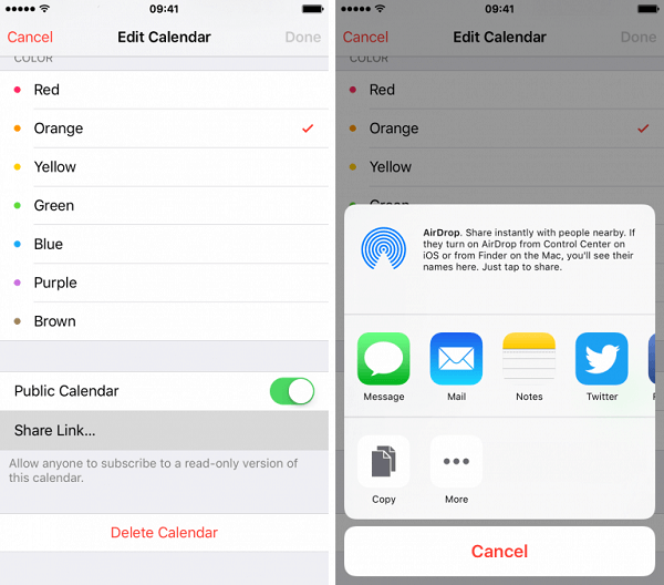 Share a Read-Only Version of Your Icloud Calendar