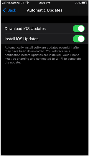 Enable automatic updates