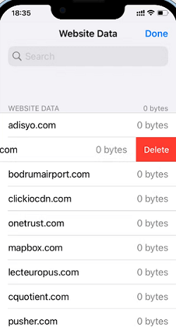Steps to Delete Cookies From Specific Websites