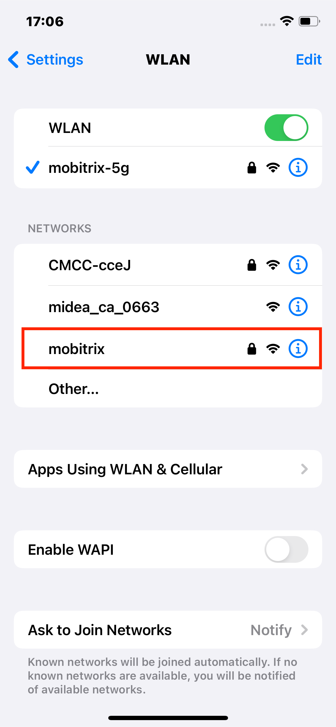 Open Wifi Settings And Look For Your Iphone In The Network List
