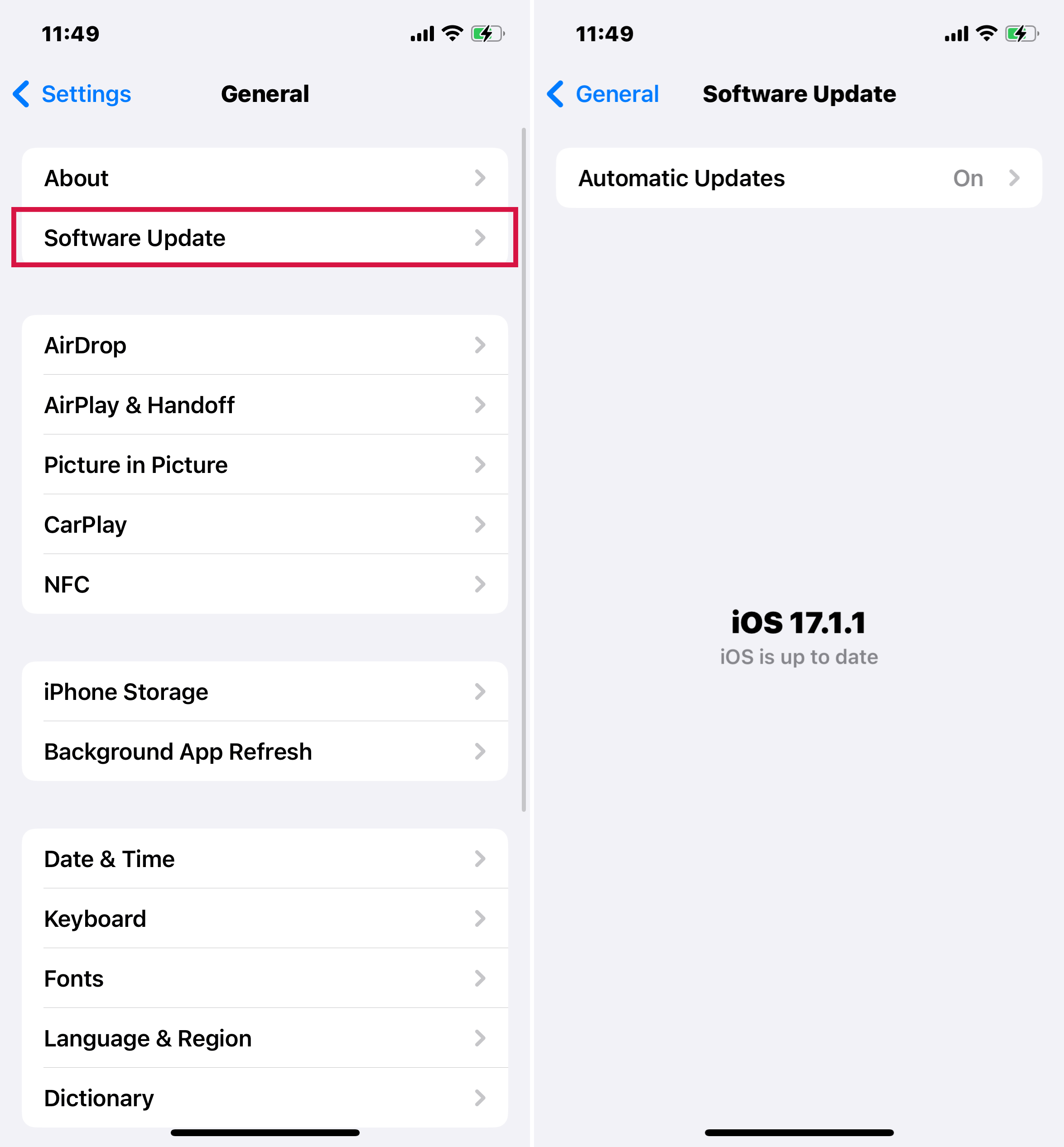 Update iOS