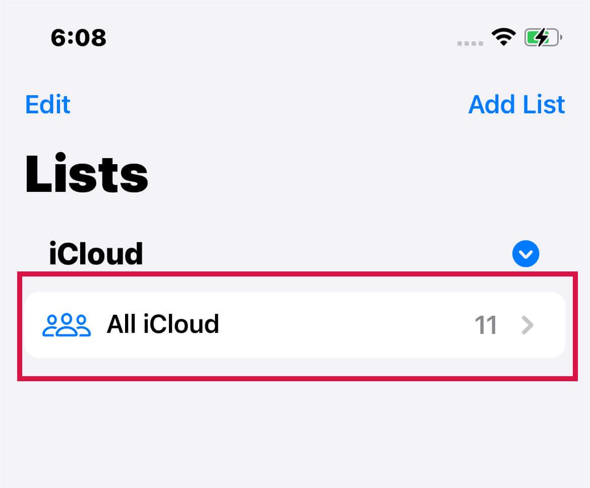 Select All Contacts