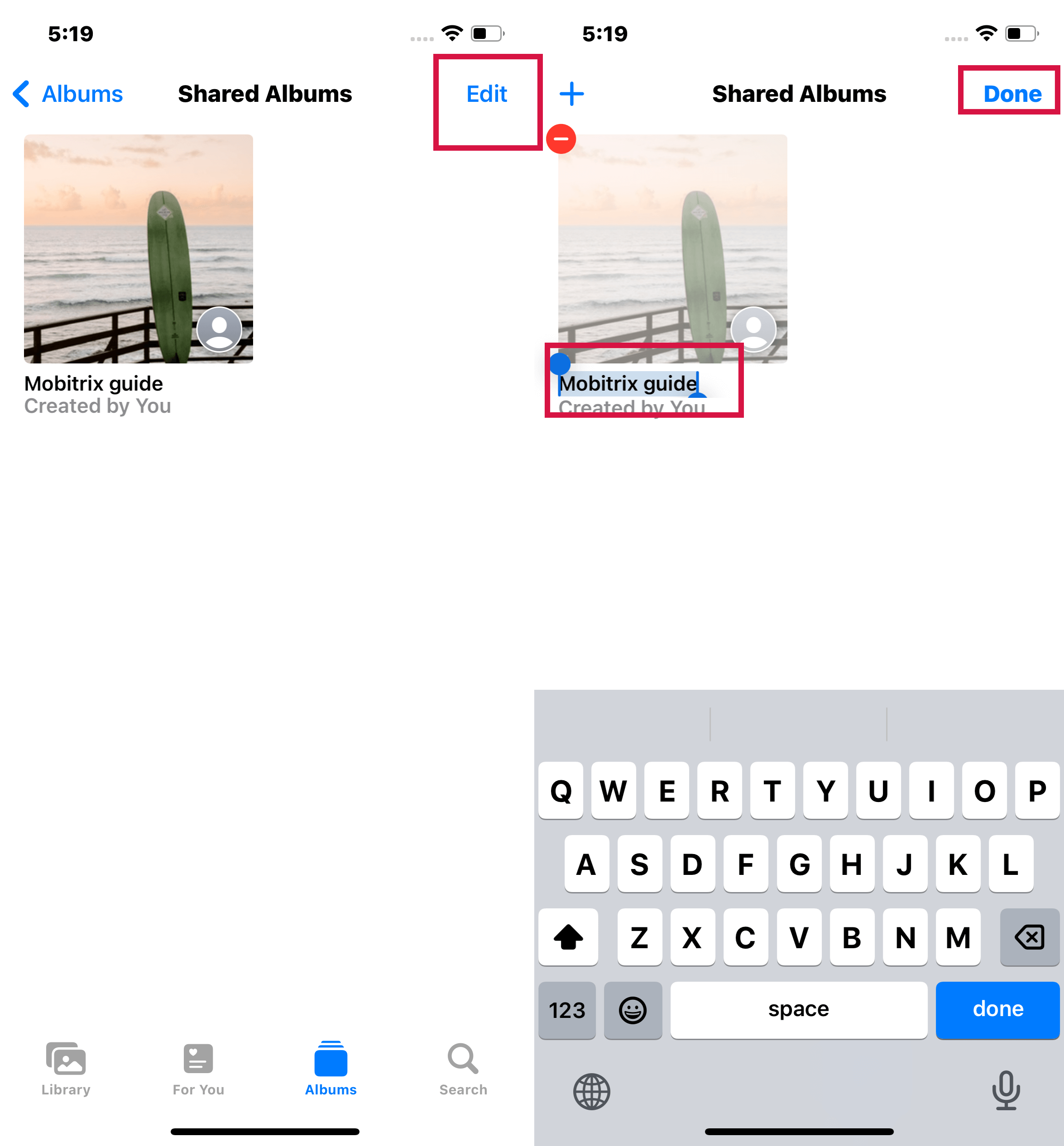 See All in Shared Albums