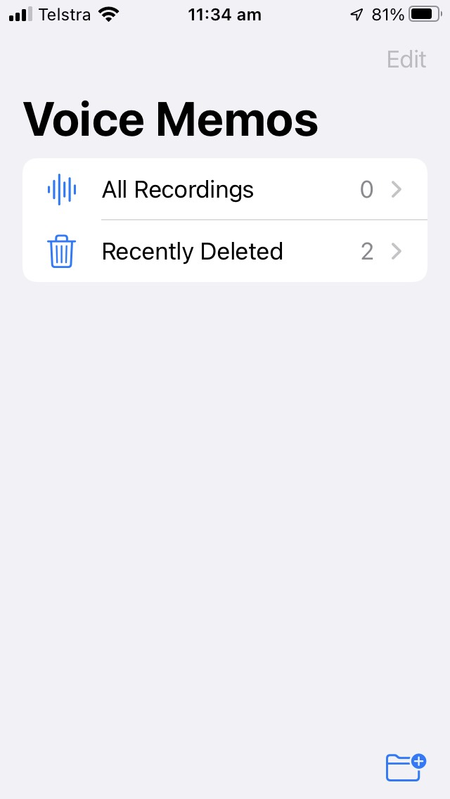 Delete and Recover Recordings in the Voice Memos App