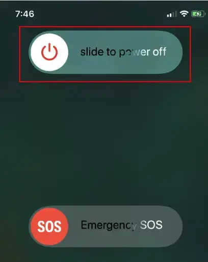 Slide to Power Off Your iPhone