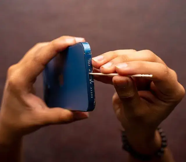 Use a Toothpick to Clean the Charging Port