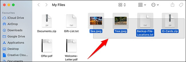 Multiple Items is selected
