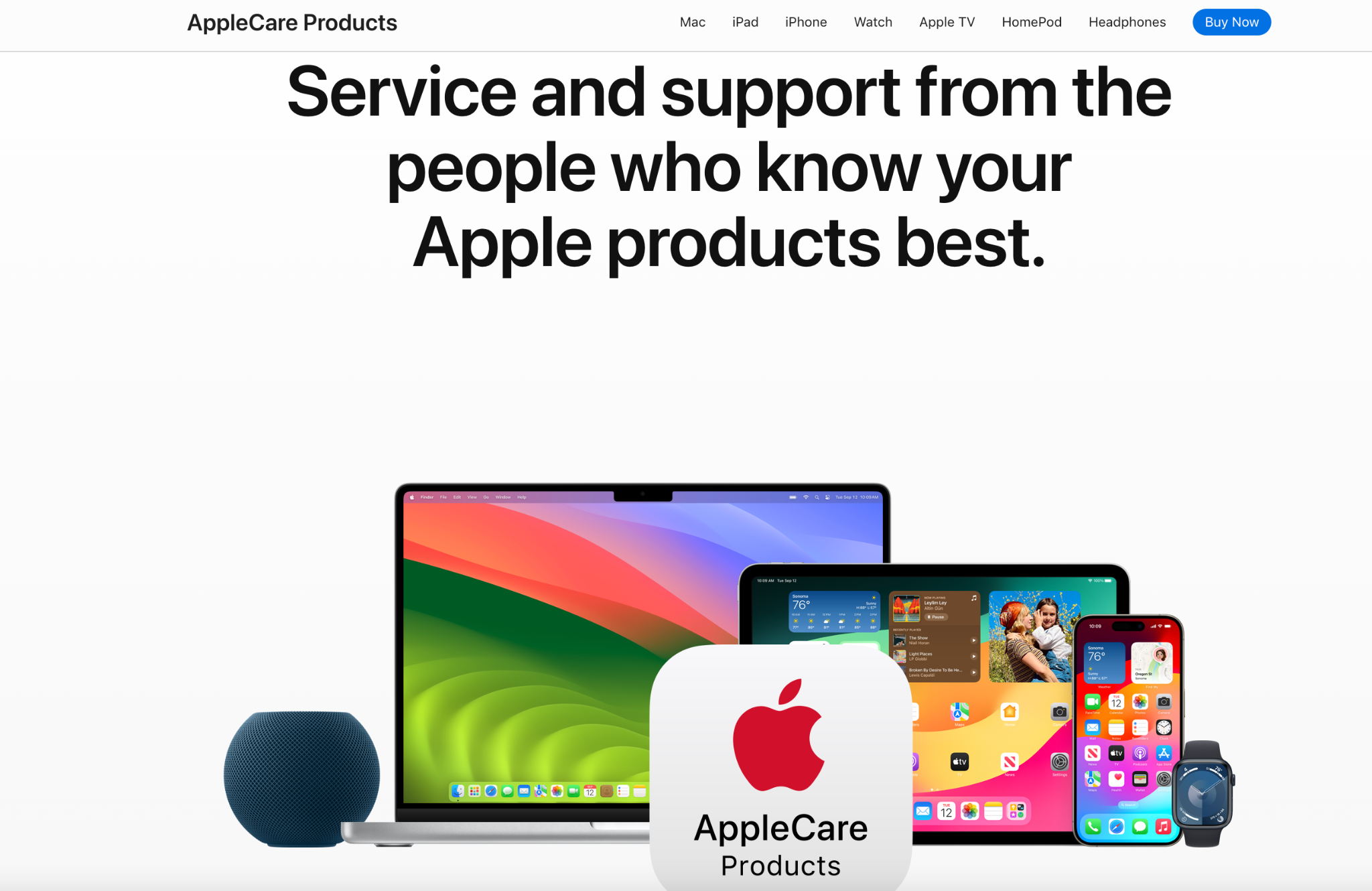 AppleCare Online Interface