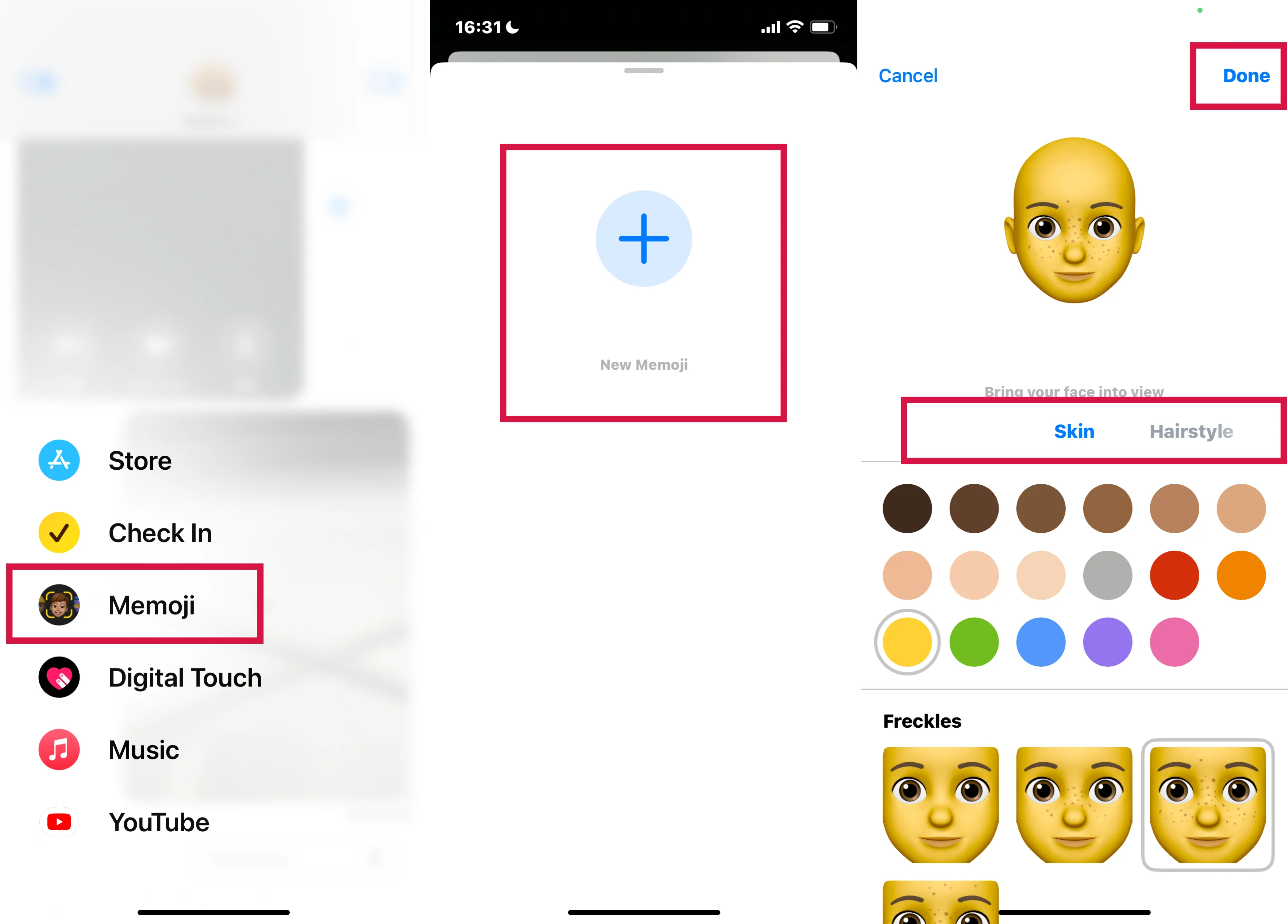 Create Memoji During Facetime