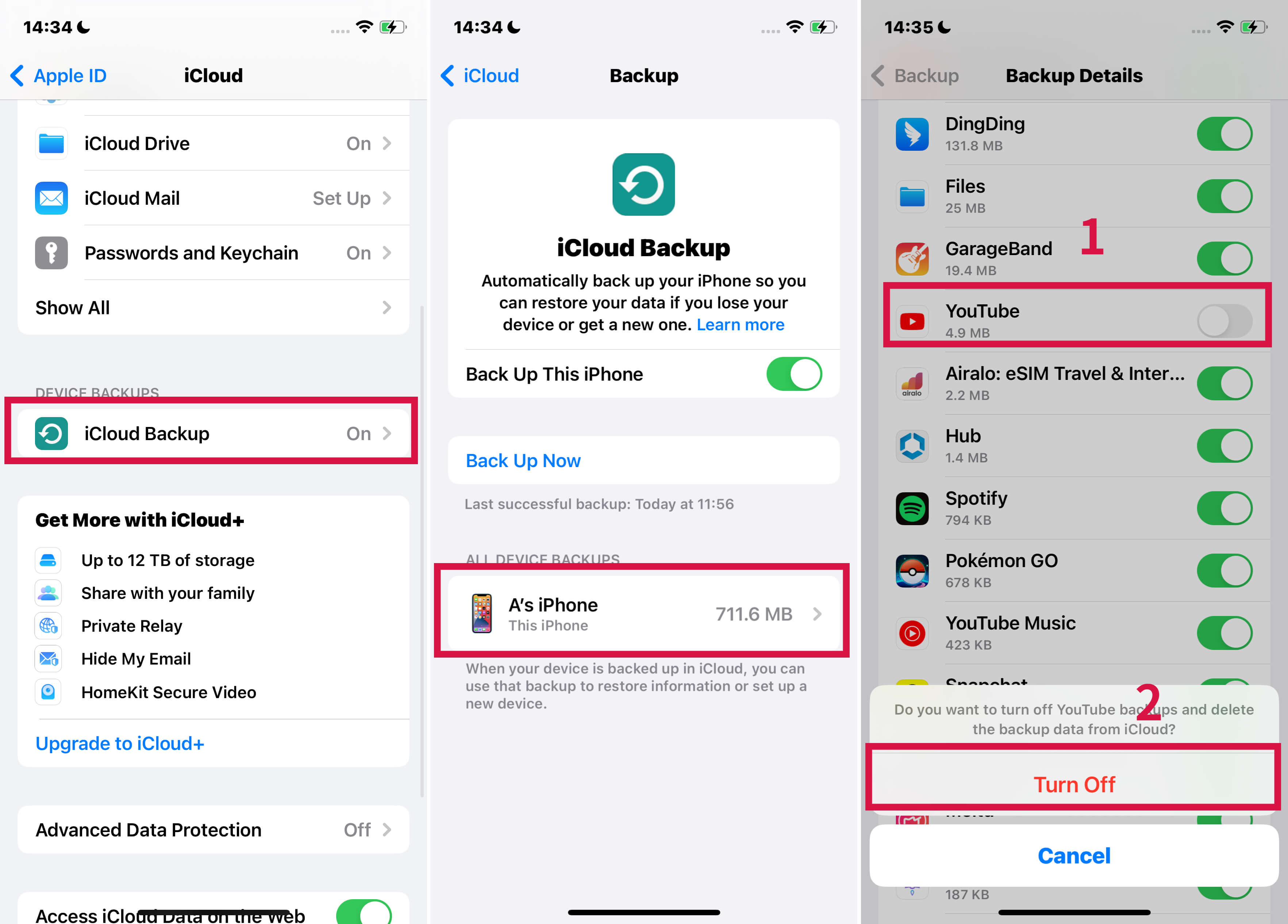 Iphone Remove App From Icloud Turn Off And Delete Backup Data