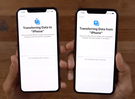 Transfer Data Between Two Iphones